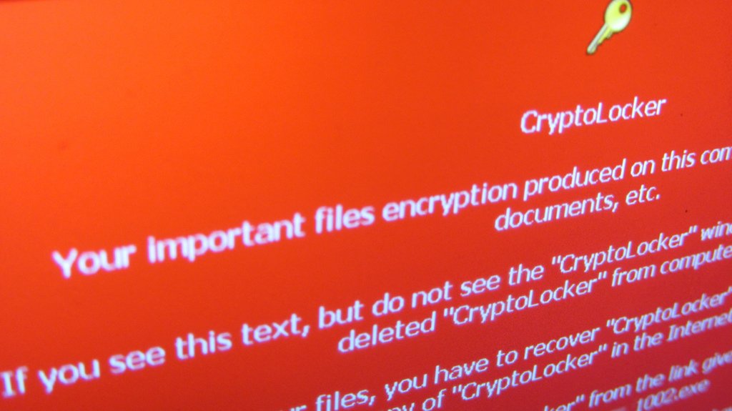 Ransomware encrypted data