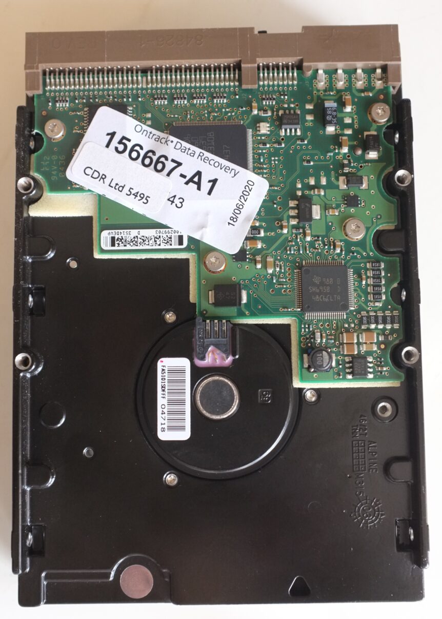 Seagate 7200.7 PCB Previously handled by Ontrack Data Recovery